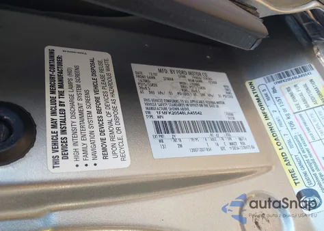 2008 Ford Expedition El Limited from USA, damaged, VIN 1FMFK20548LA45542